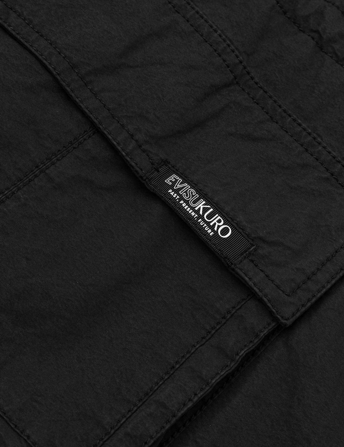 EVISUKURO Embroidery and Bio-washed Relax Fit Jacket - 13