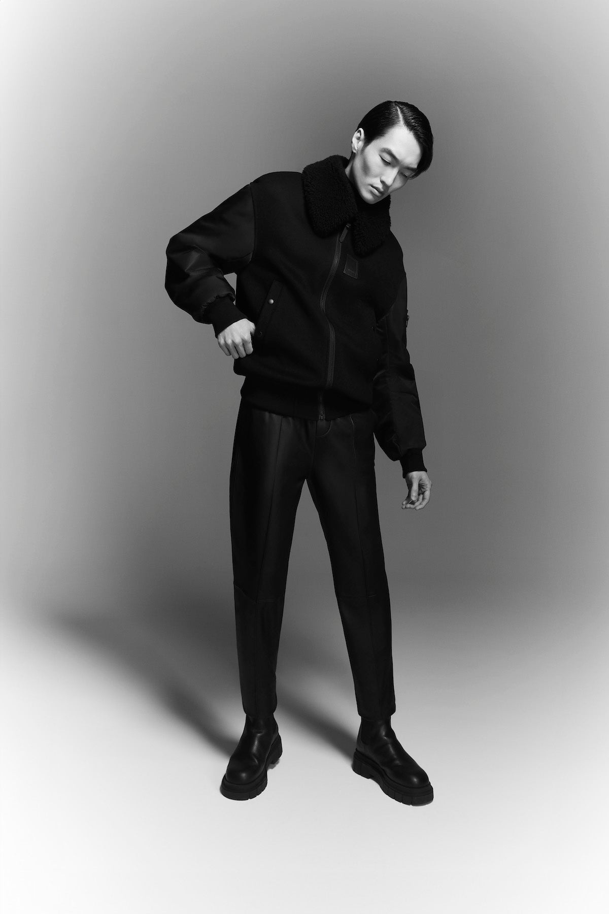 LEONARD wool bomber jacket - 3