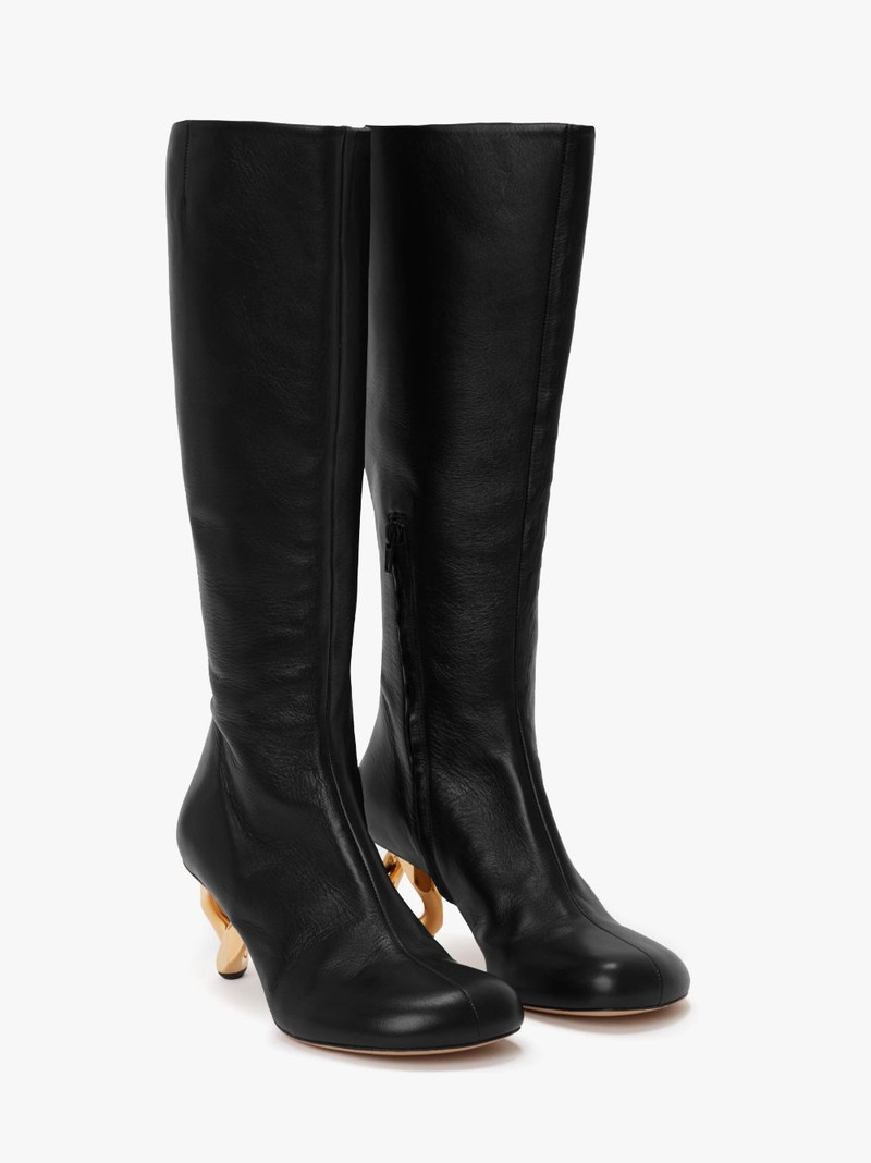 JW Anderson CHAIN HEEL HIGH BOOTS outlook