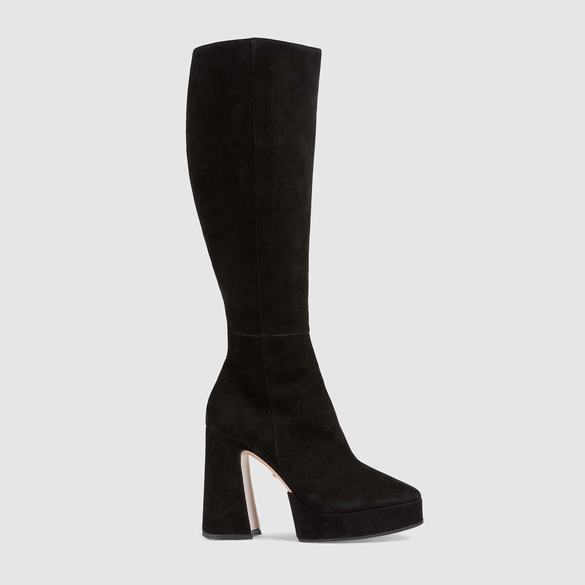 Women's suede platform boot - 1