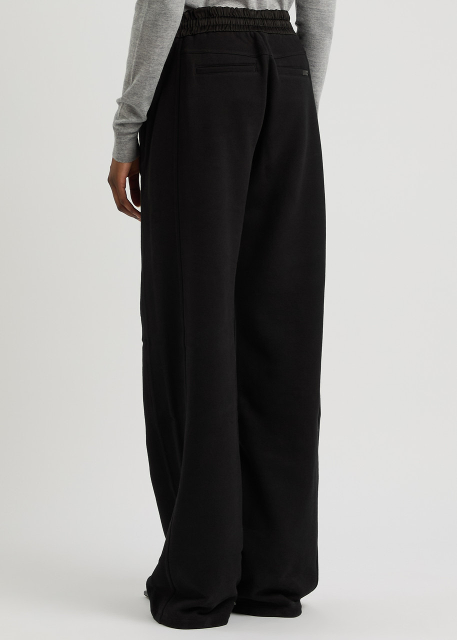 Saint Laurent Logo Straight-leg Cotton Sweatpants - 3