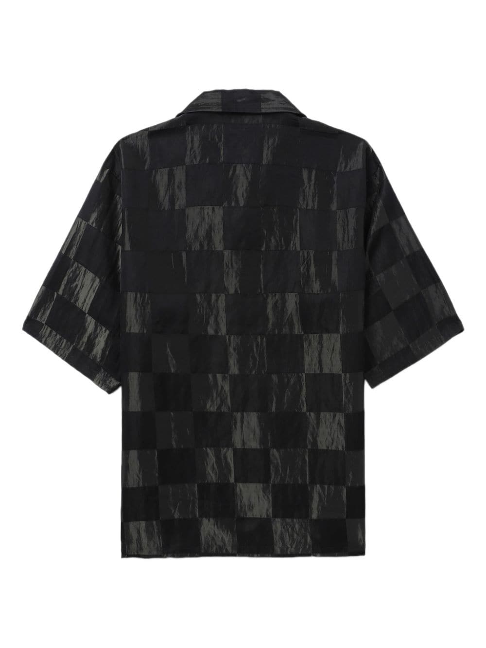 abstract-print shirt - 6