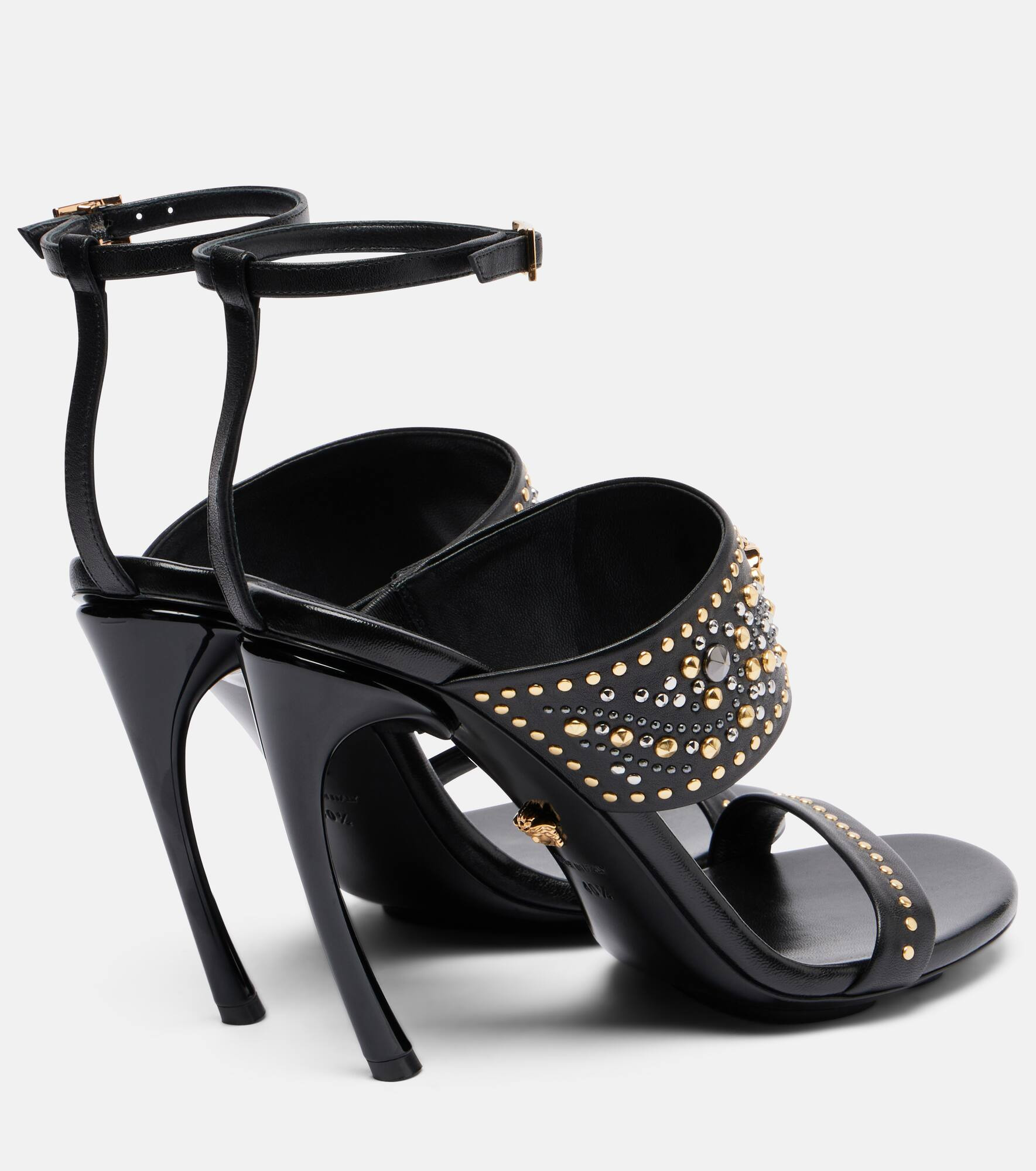 La Medusa 105 studded leather sandals - 2