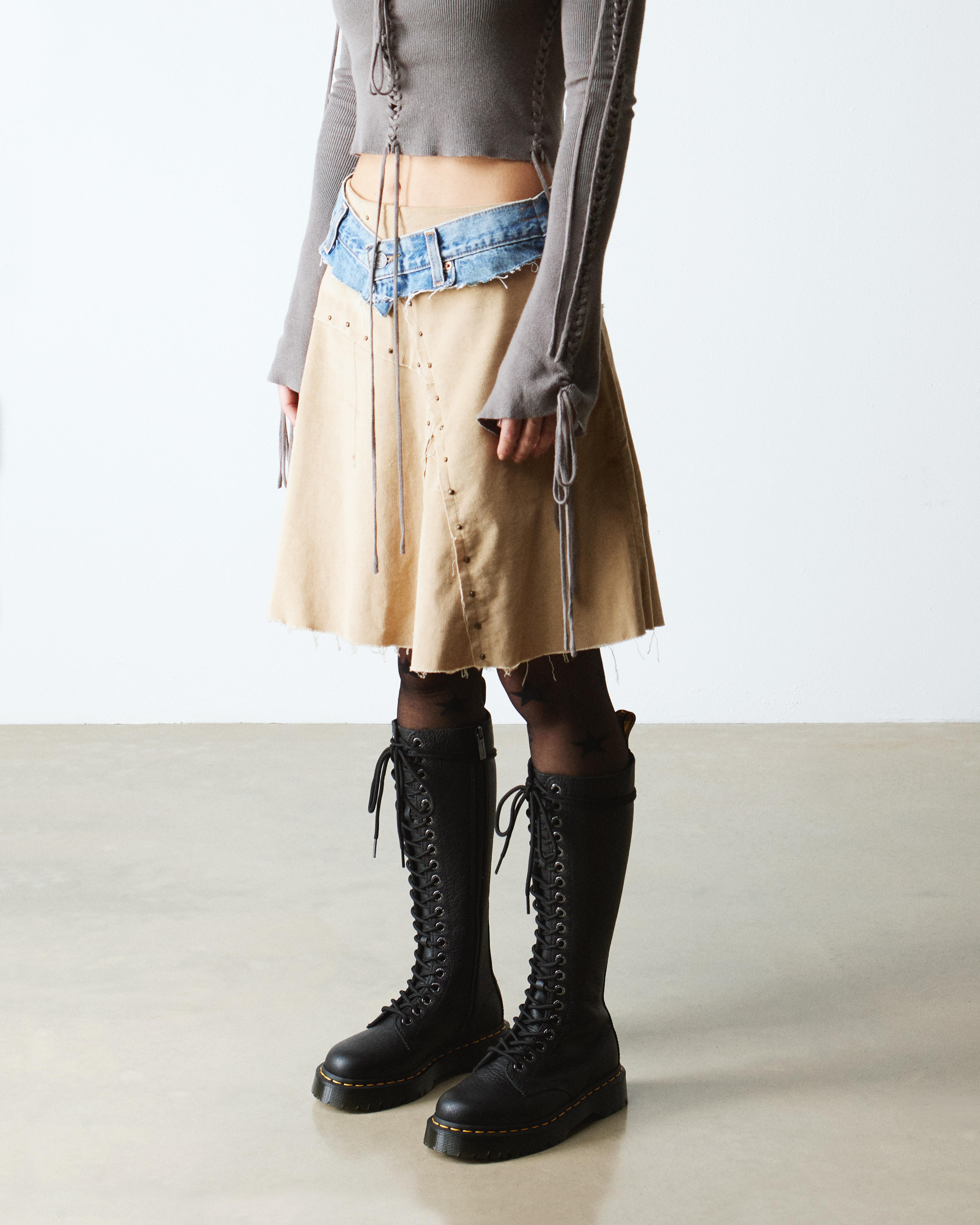 1B60 Bex Pisa Leather Knee High Boots - 3