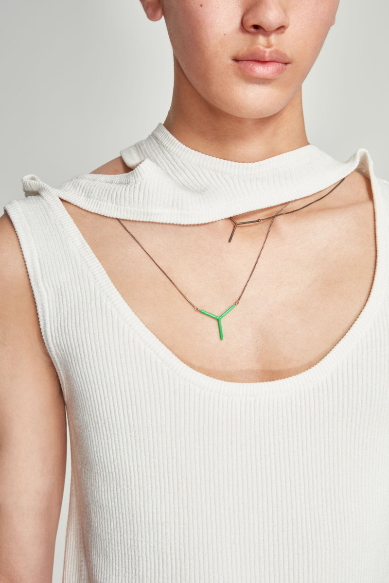 Classic Triple Collar Knit Tank Top 4