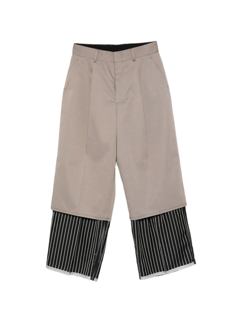 double layer tailored trousers - 1