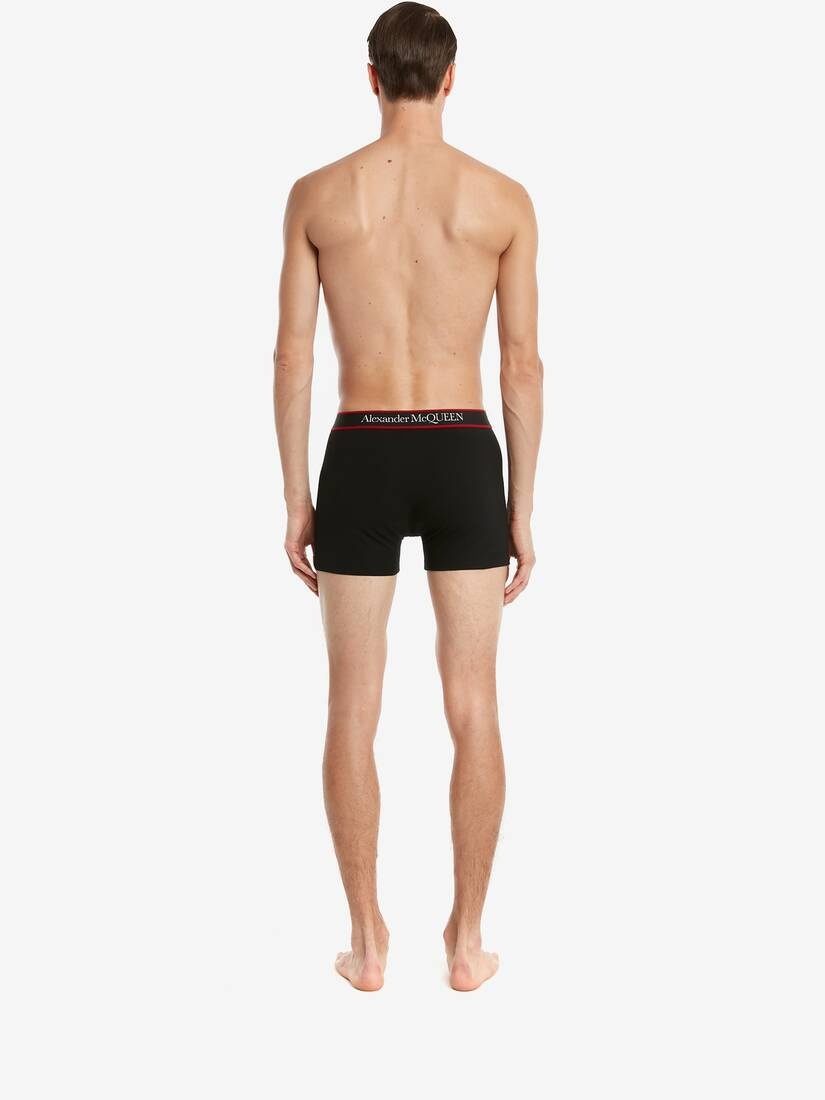 Selvedge Boxers in Black - 4