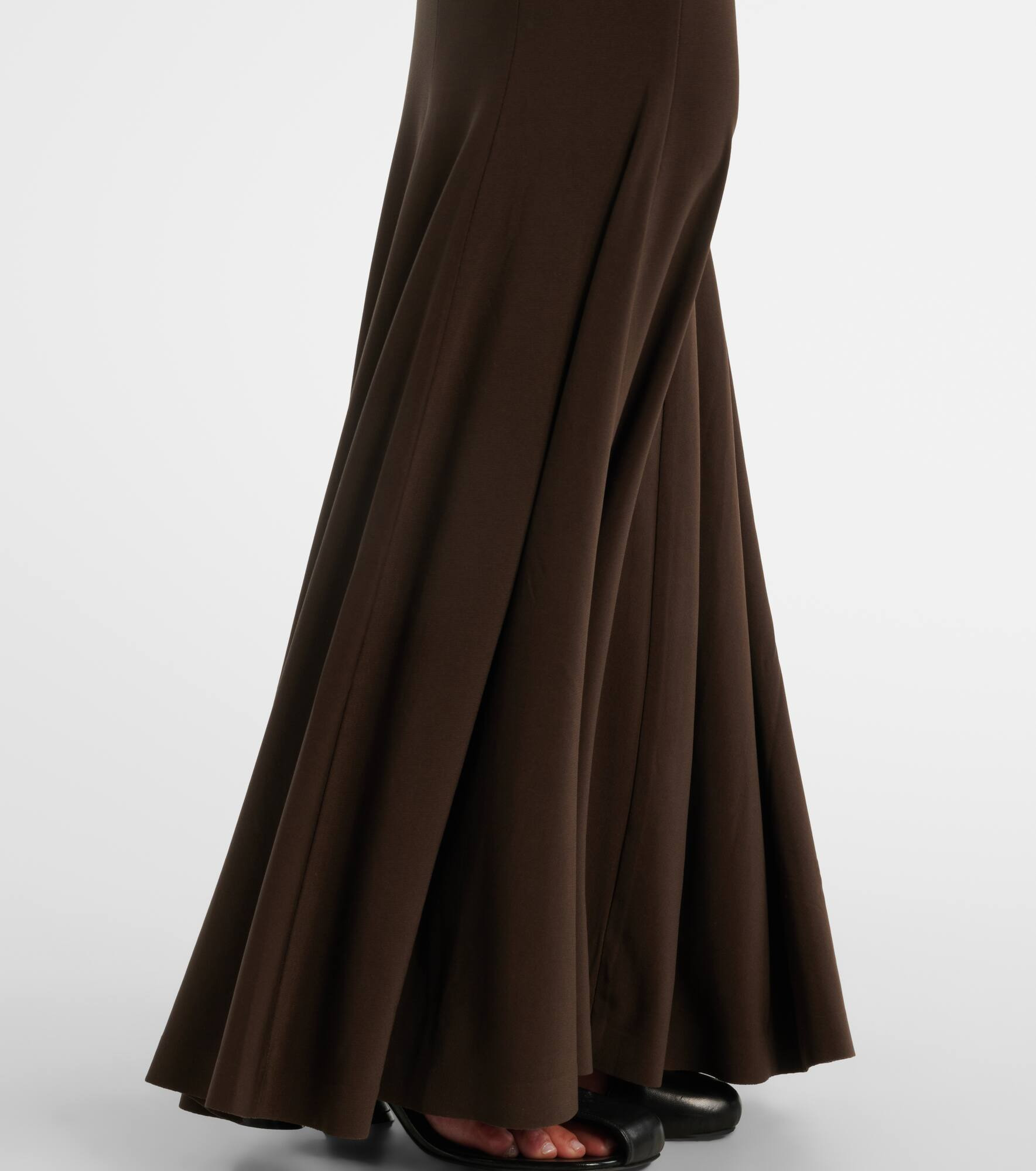 Draped jersey gown - 6