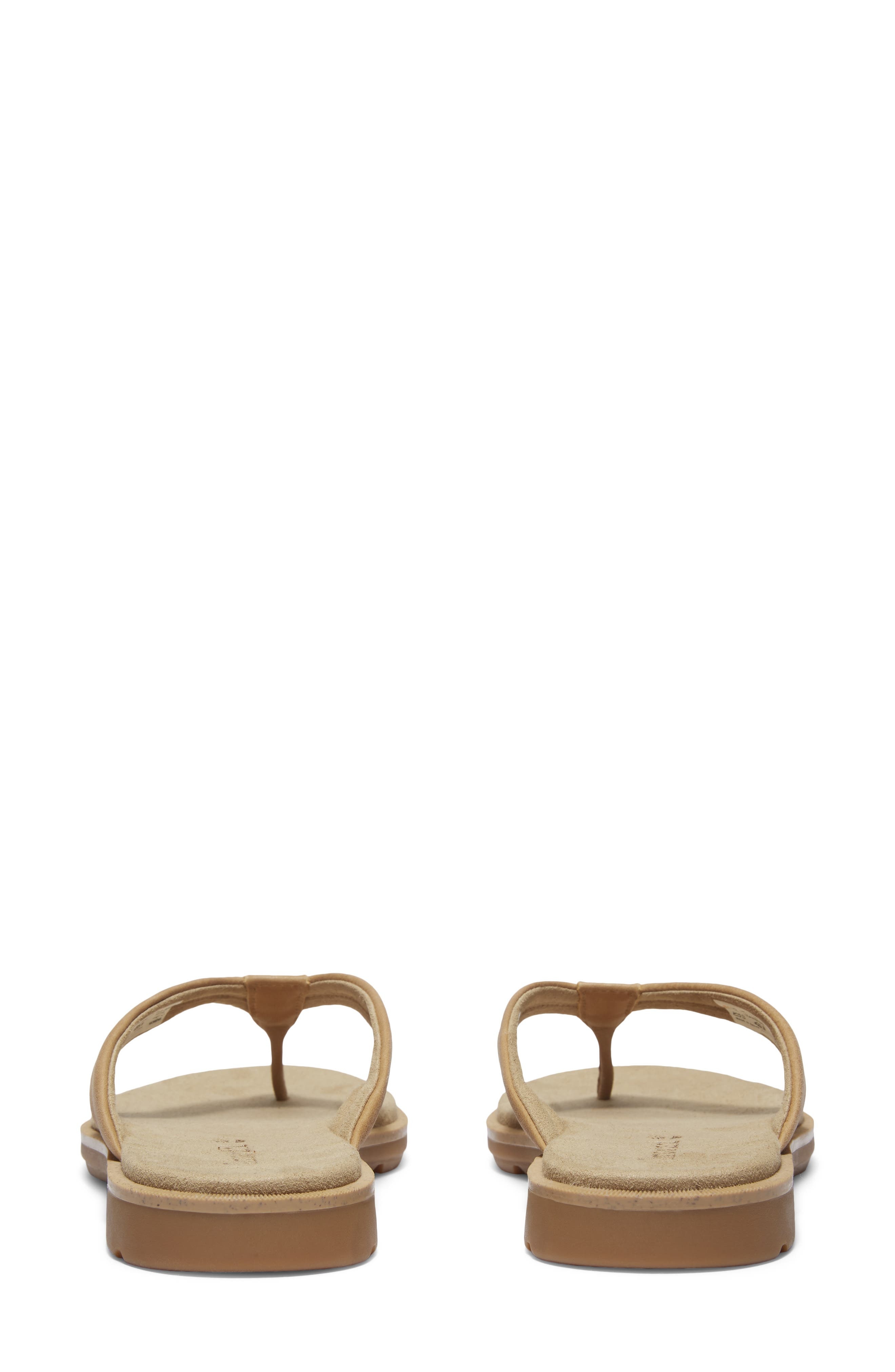 Timberland Calista Bay Flip Flop in Medium Beige Full Grain at Nordstrom - 2