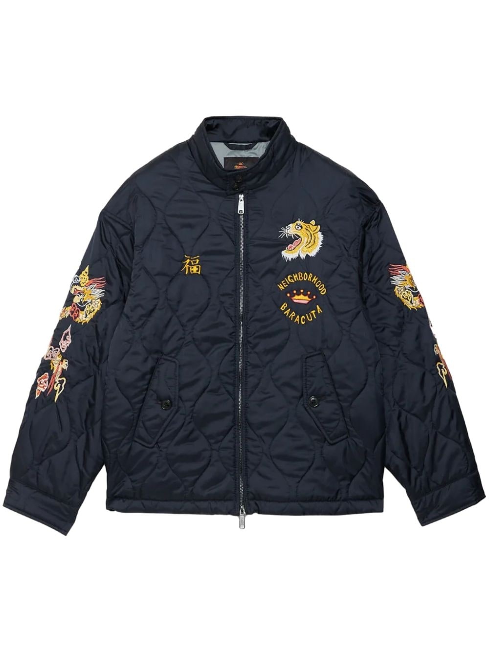 embroidered bomber jacket - 1