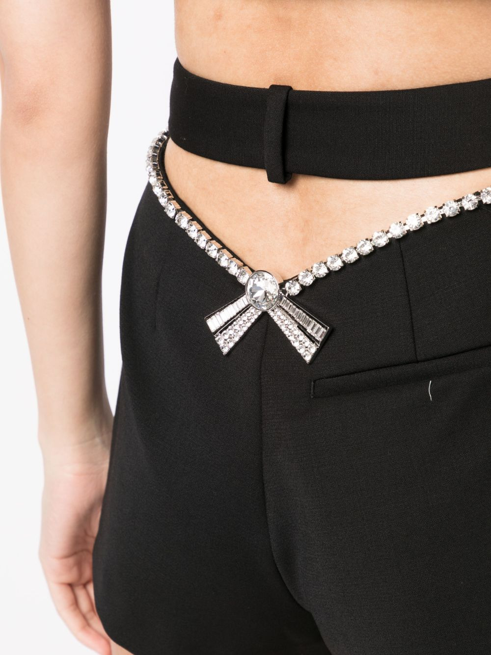 embellished cut-out T-shirt - 5