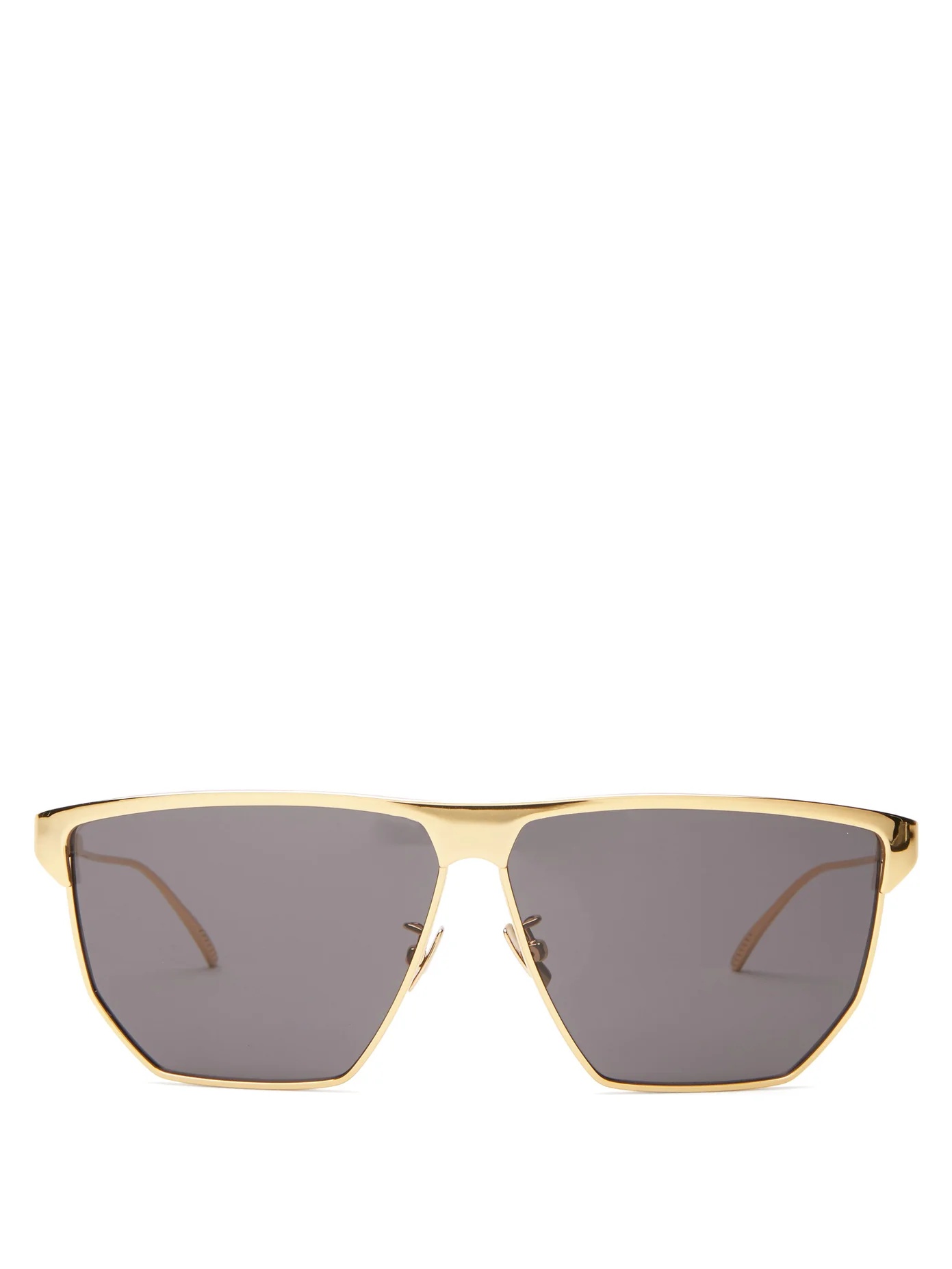 D-frame metal sunglasses - 1