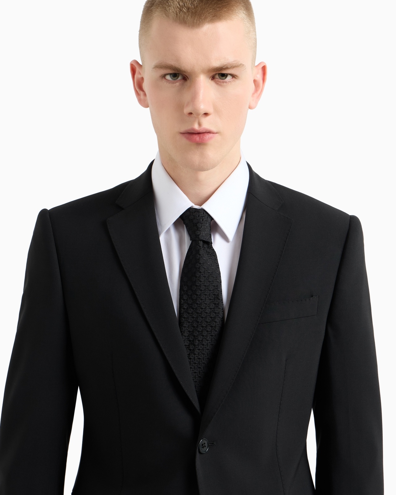 PURE SILK TIE WITH JACQUARD PATTERN - 3