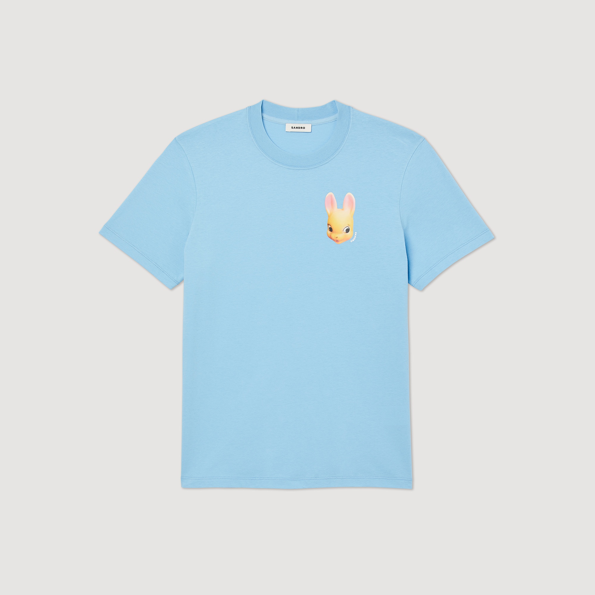 Rabbit print T-shirt - 1