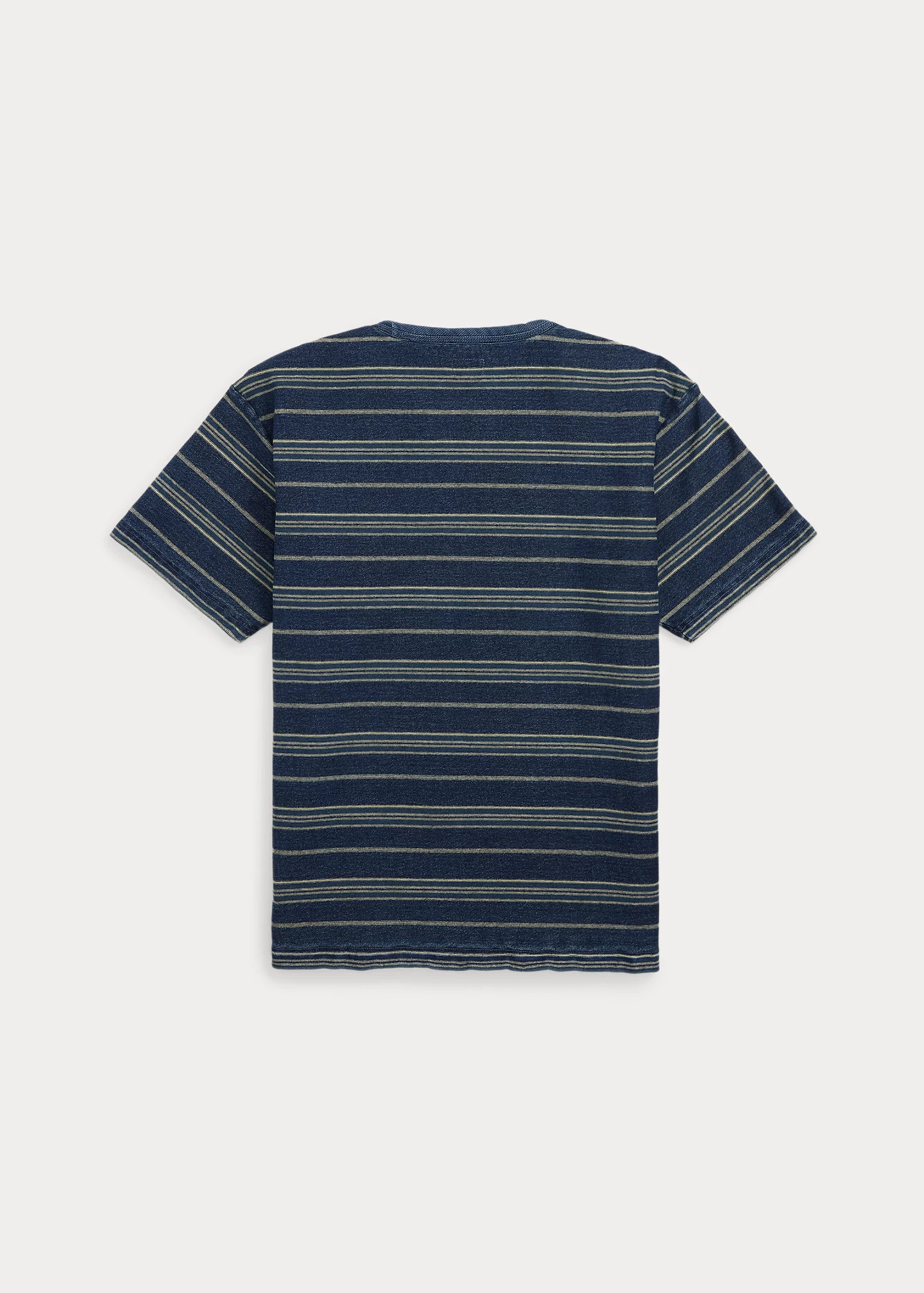 Indigo Striped Jersey T-Shirt - 2