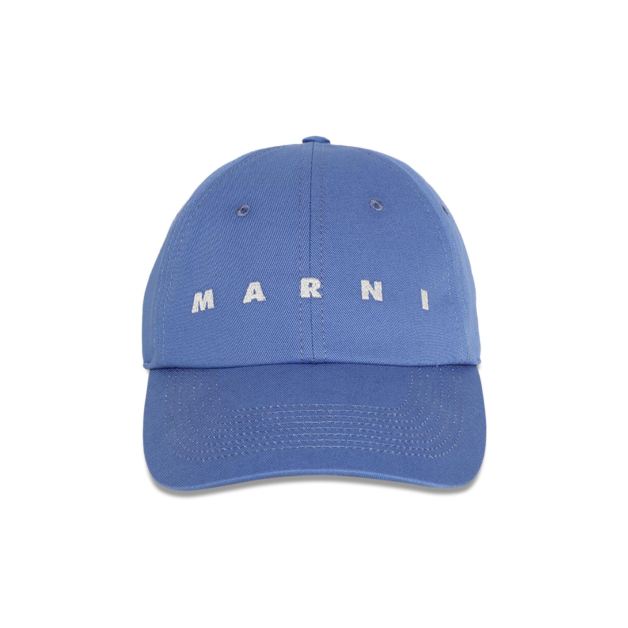 Marni Logo Baseball Hat 'Blue/Lilac' - 1