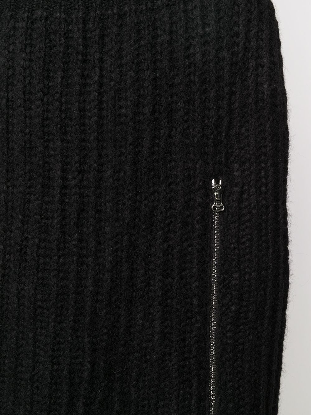 zip detail knitted jumper - 5