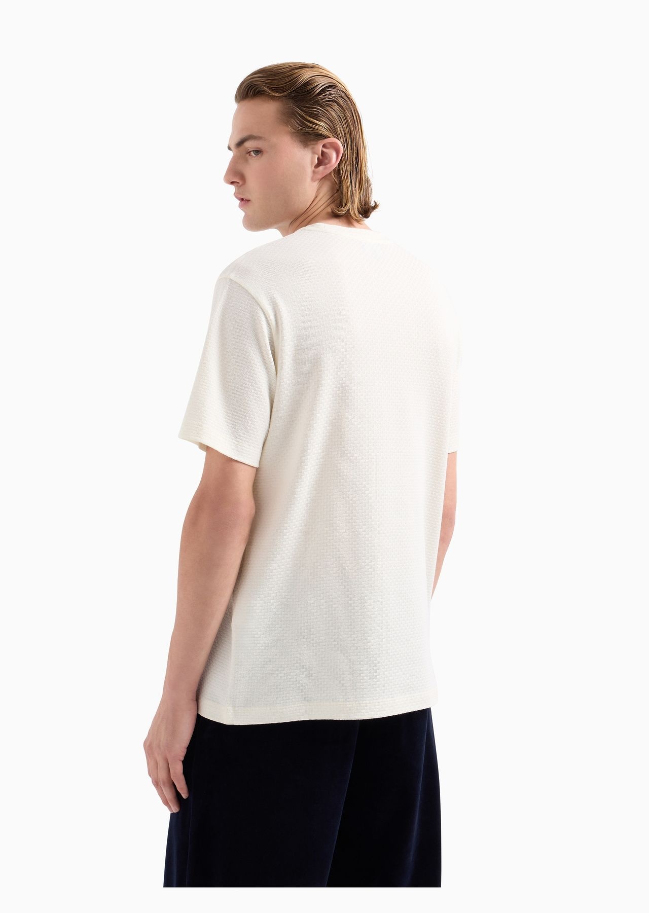 Jacquard jersey T-shirt - 3