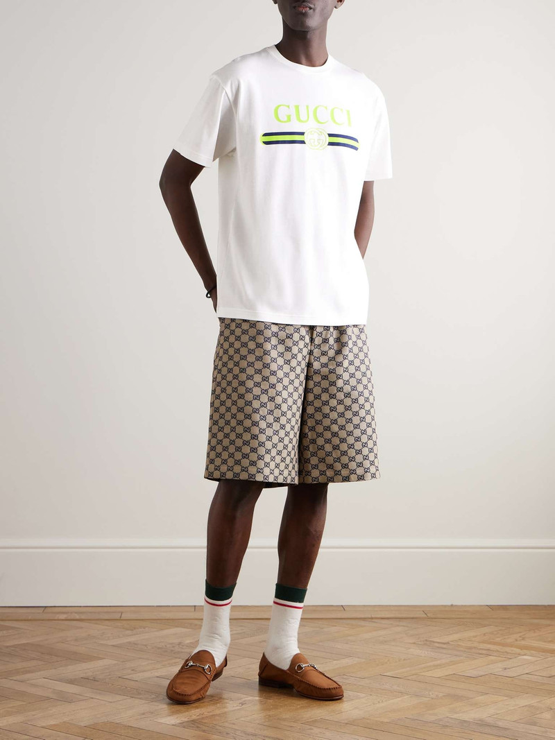 GUCCI Logo-Print Cotton-Jersey T-Shirt outlook
