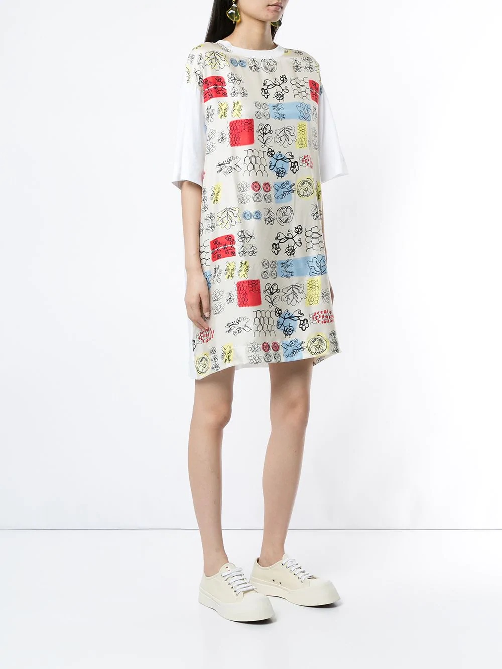 floral T-Shirt dress - 3