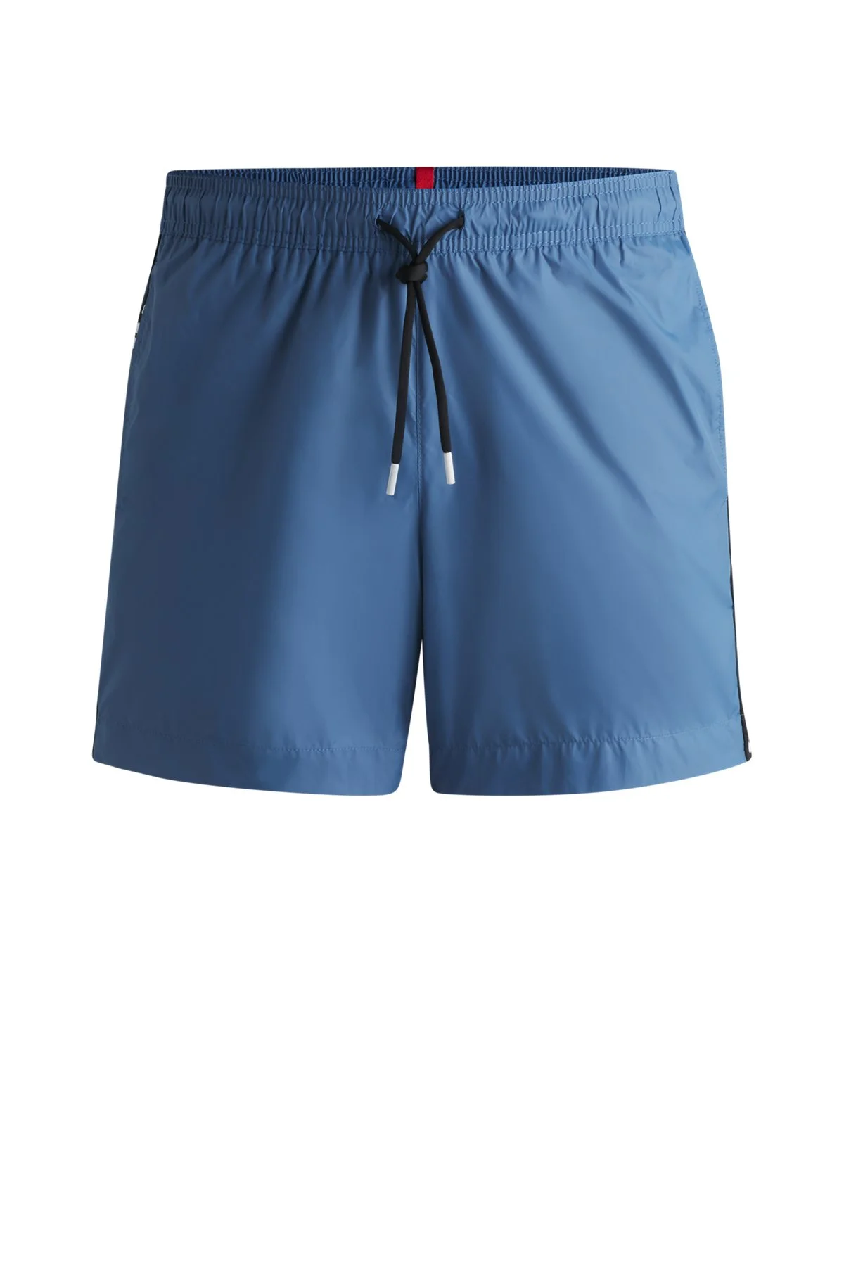 FULLY LINED SWIM SHORTS WITH LOGO TAPE - 1