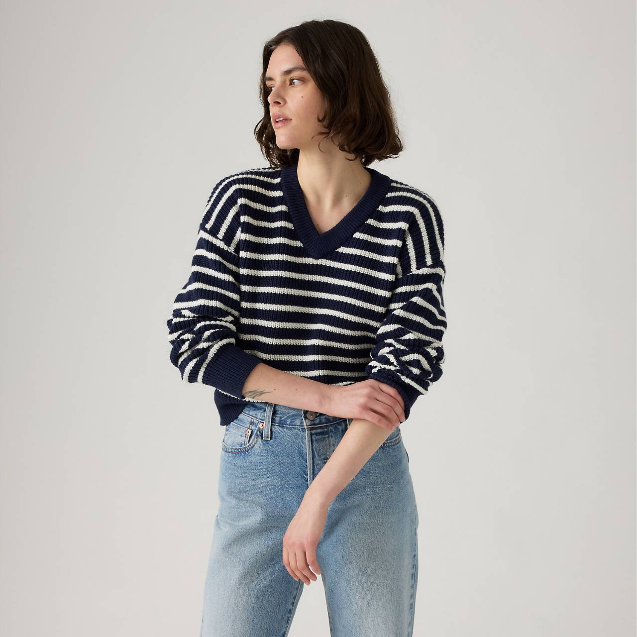 REESE V-NECK SWEATER - 3