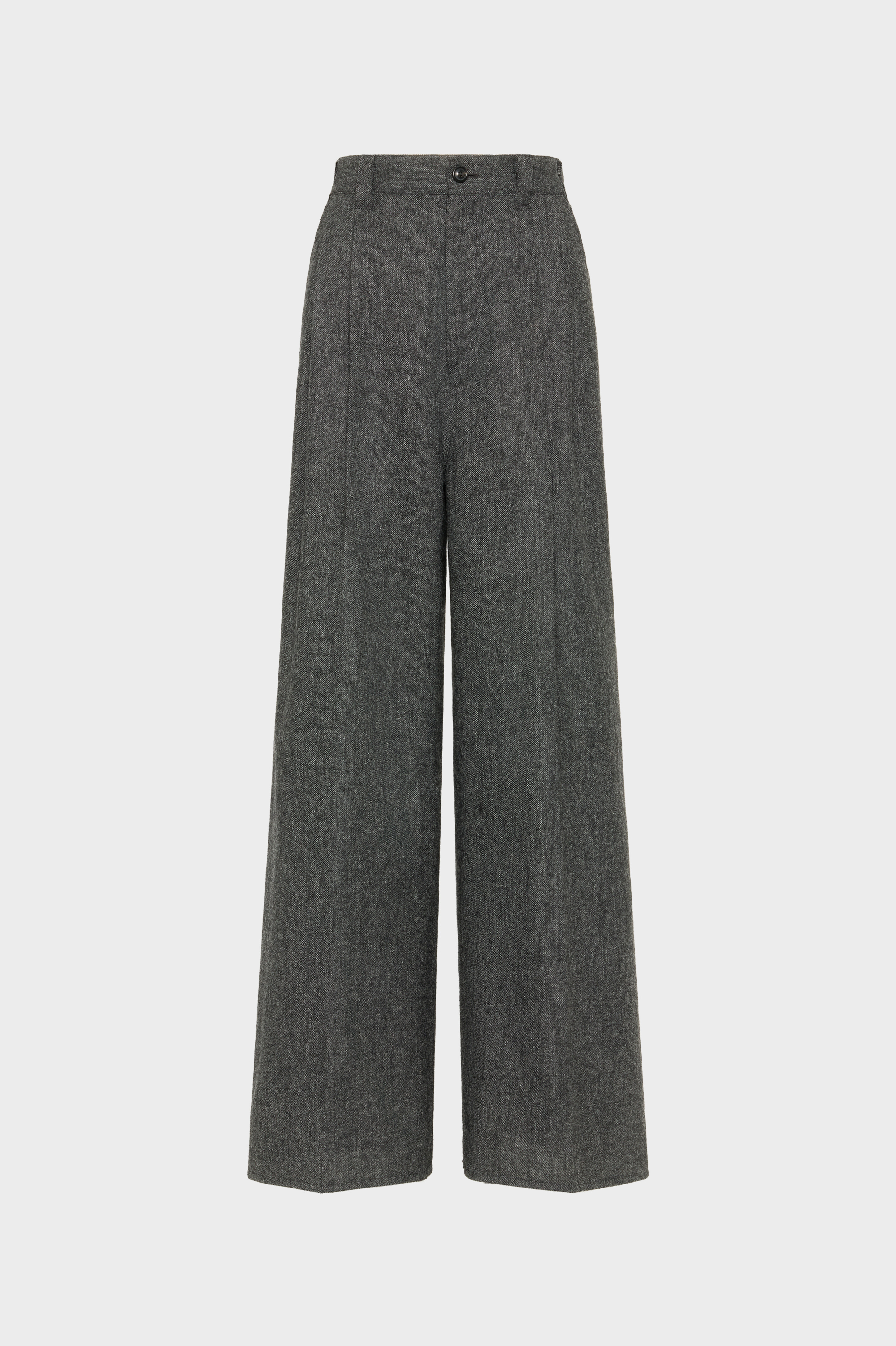 Wide-leg wool trousers - 2