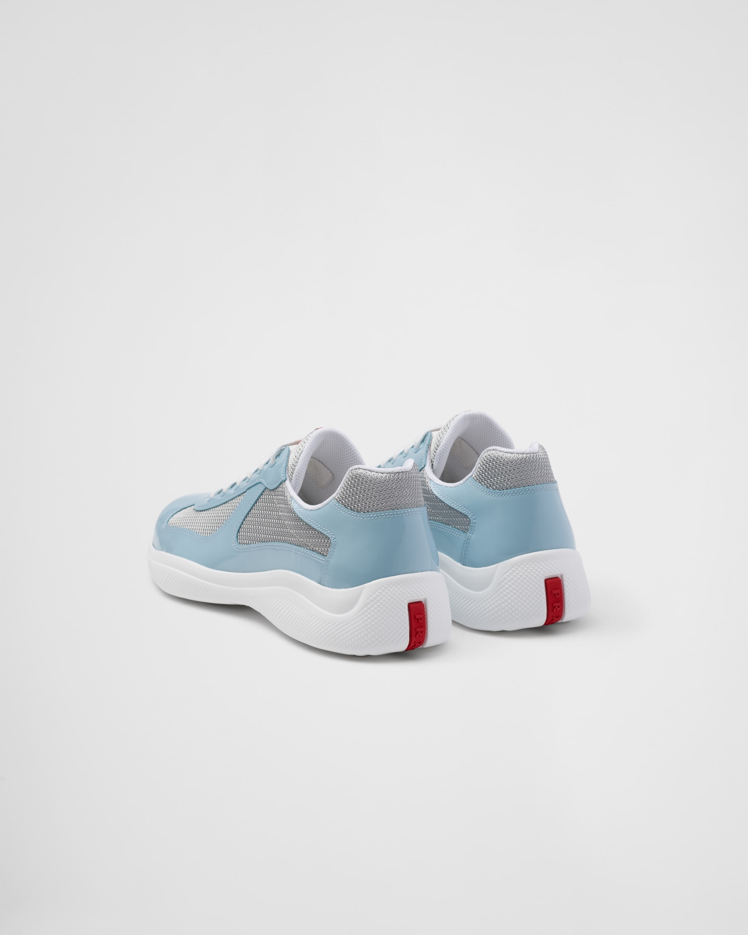 Prada America's Cup patent leather and bike fabric sneakers - 4