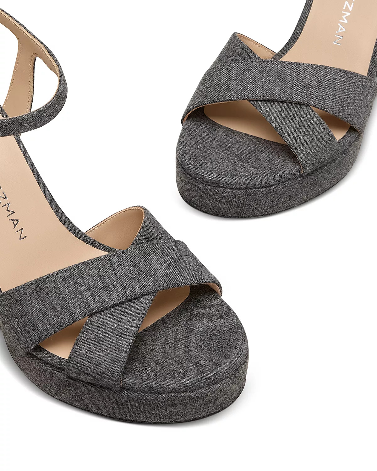 Women's Dayna Velvet Platform Sandals - 3