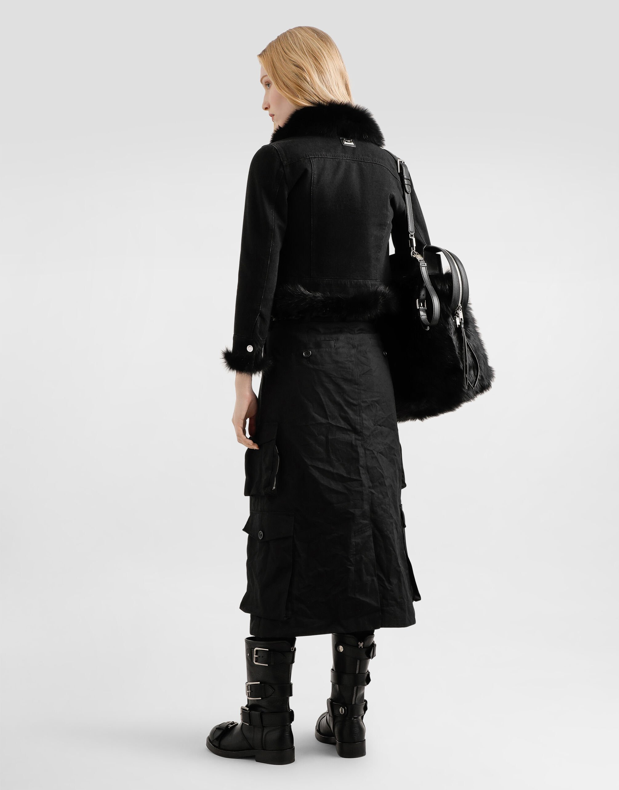 Cotton cargo skirt - 3