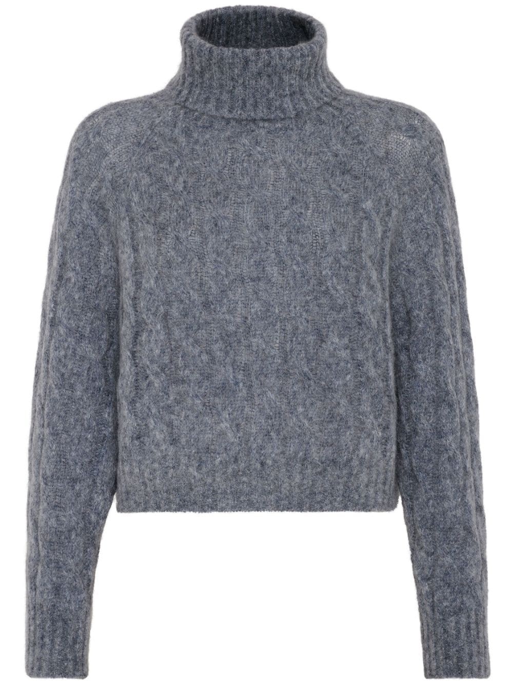 Wool turtle-neck jumper - 1