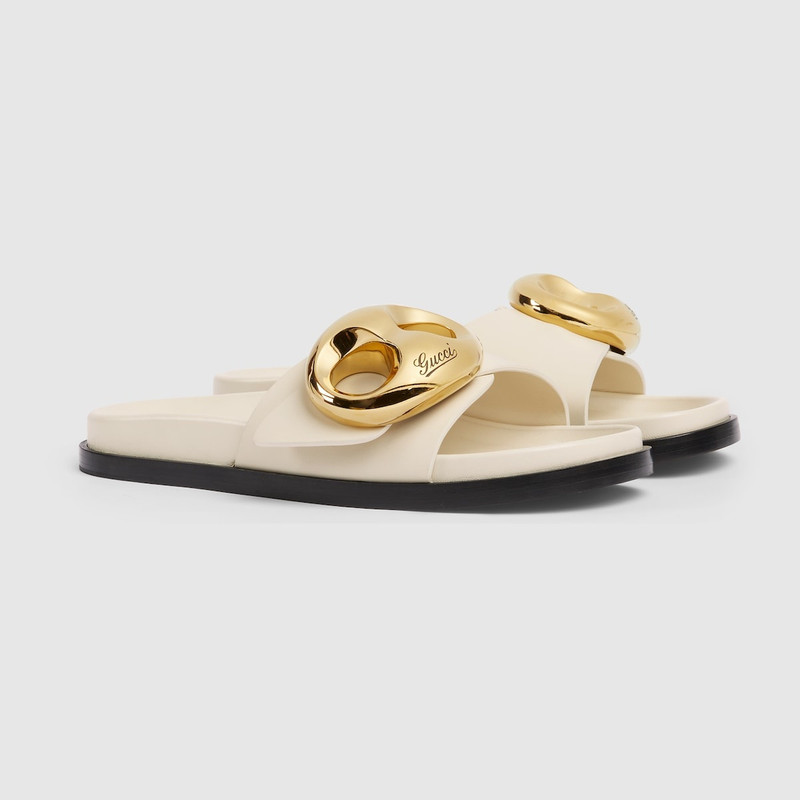 Women's Gucci Marina chain slide sandal 2