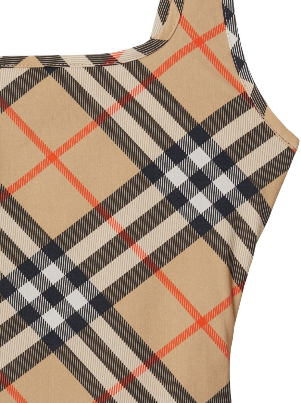 check-pattern swimsuit - 3