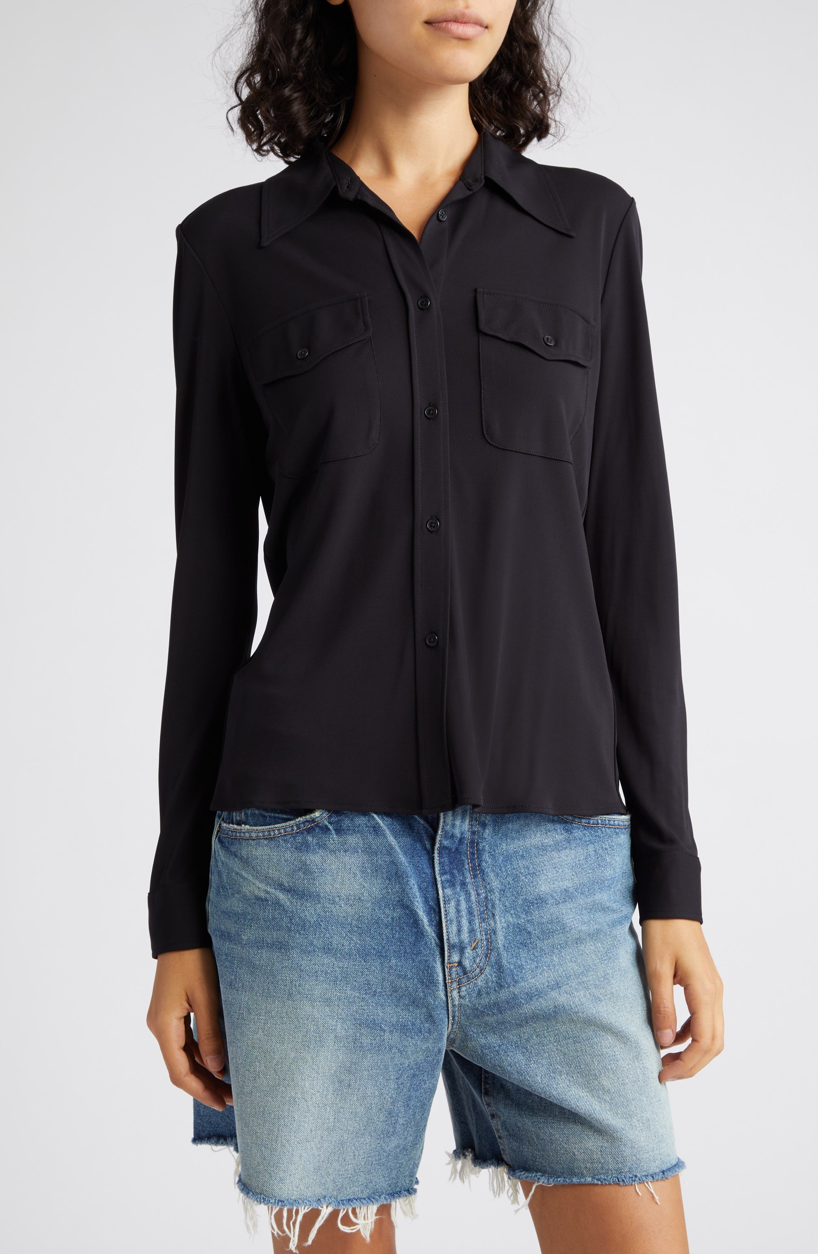 Aveline Pocket Button-Up Shirt - 5
