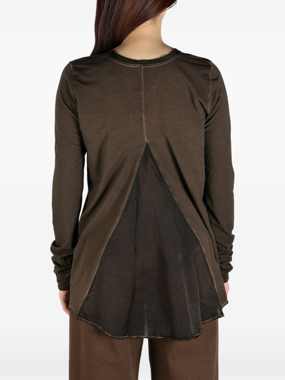 panelled T-shirt - 4