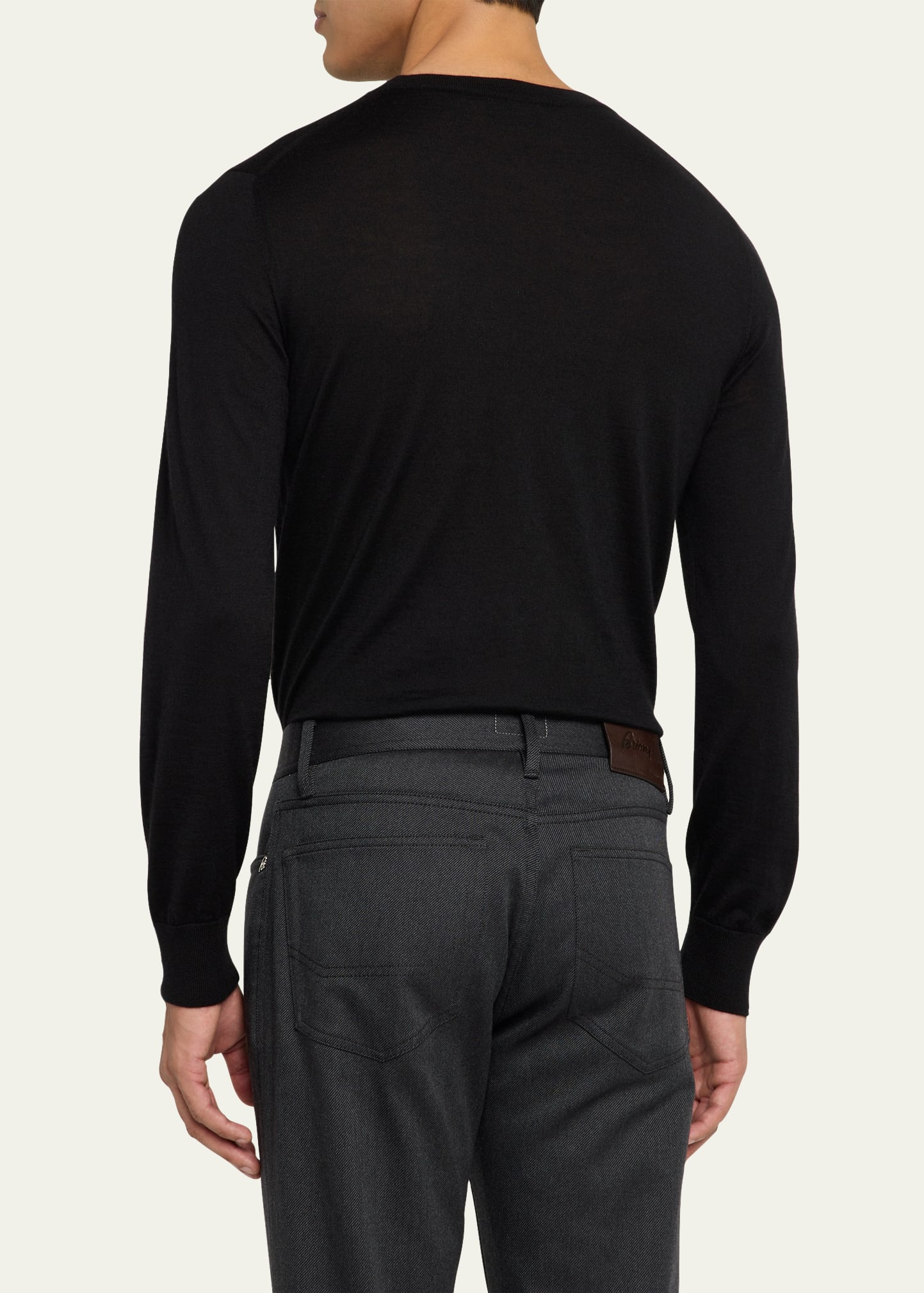 Men's Long-Sleeve Crewneck T-Shirt - 3