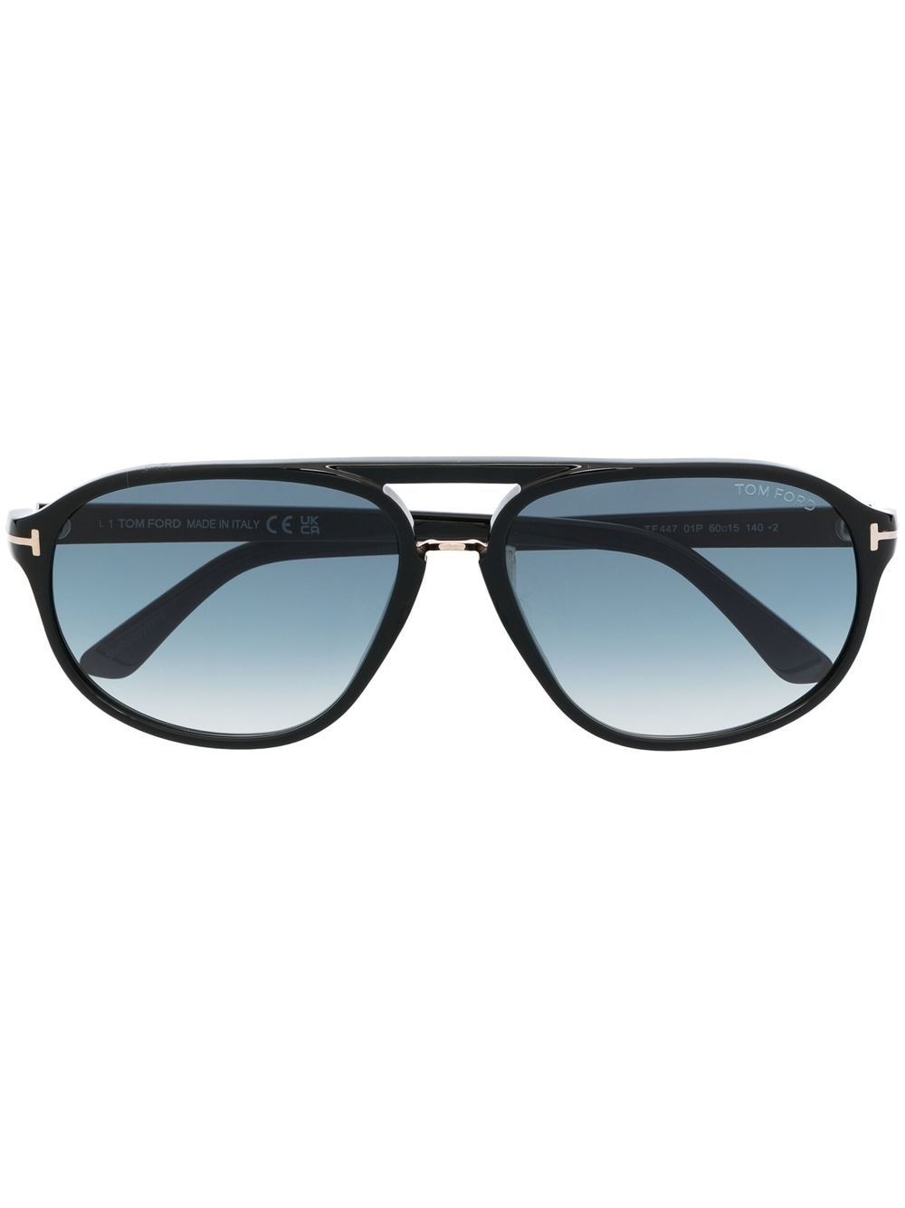 oversize-frame sunglasses - 1