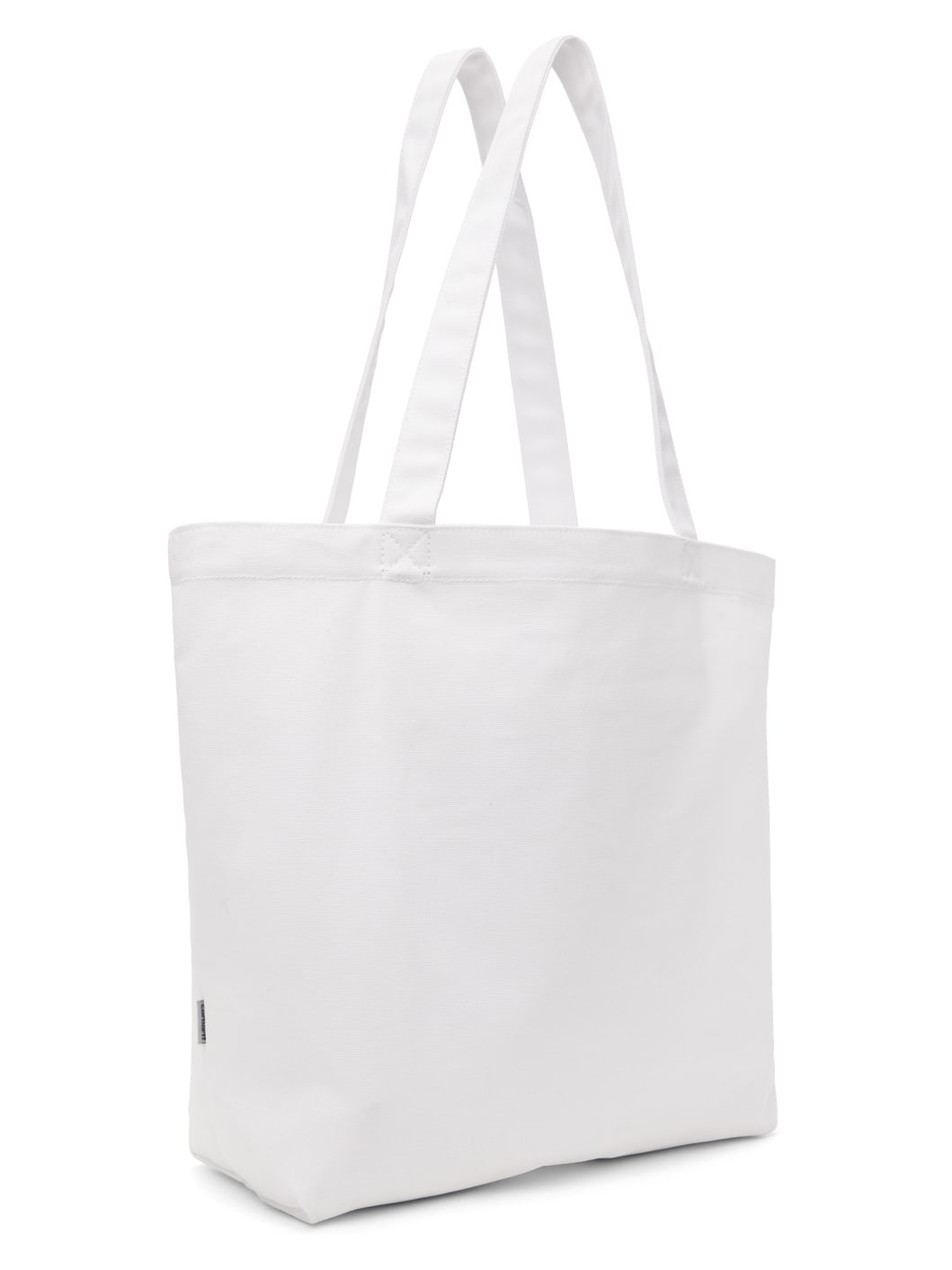 White Canvas Graphic Tote - 3