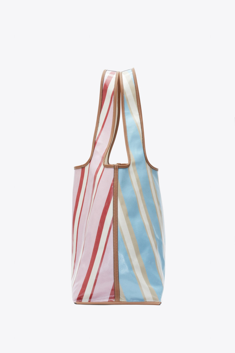 Dual Stripe Market Tote 4