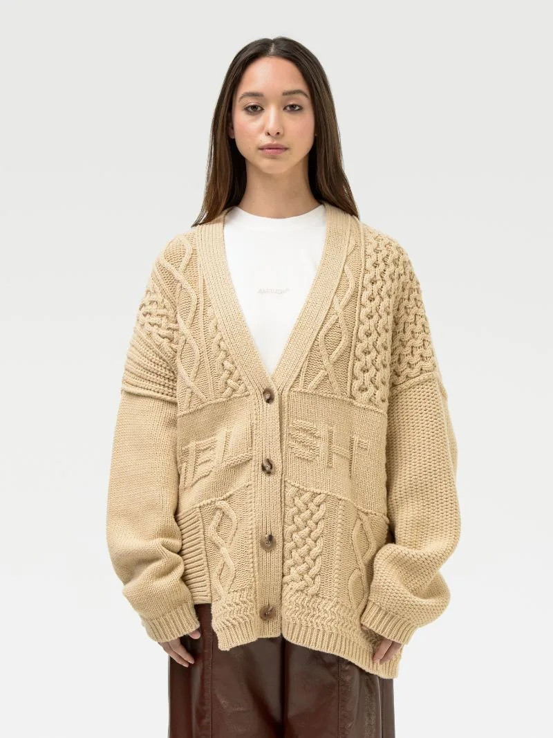 PATCHWORK KNIT CARDIGAN 4