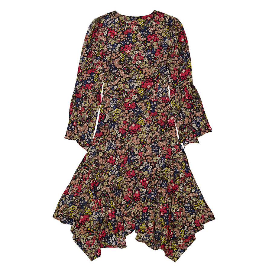 Polo Ralph Lauren - Polo Ralph Lauren Floral Pattern V-Neck Dress - 8
