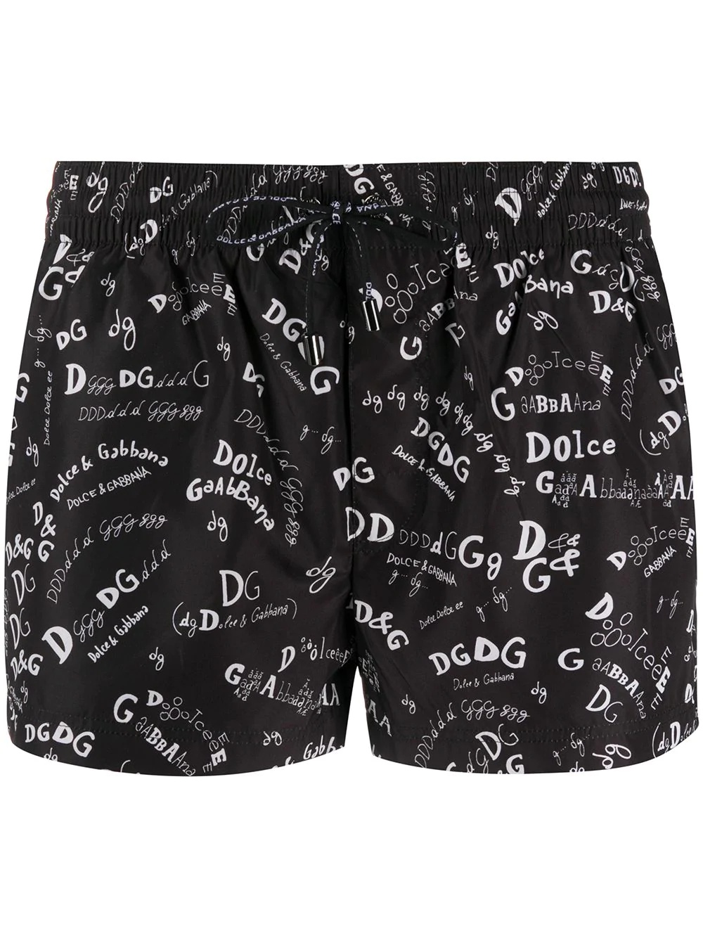 all-over logo print swim shorts - 1