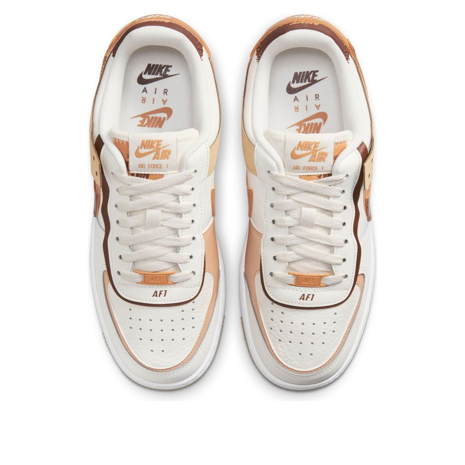 (WMNS) Nike Air Force 1 Shadow 'Sail Cacao Wow Gum' DZ1847-106 - 3