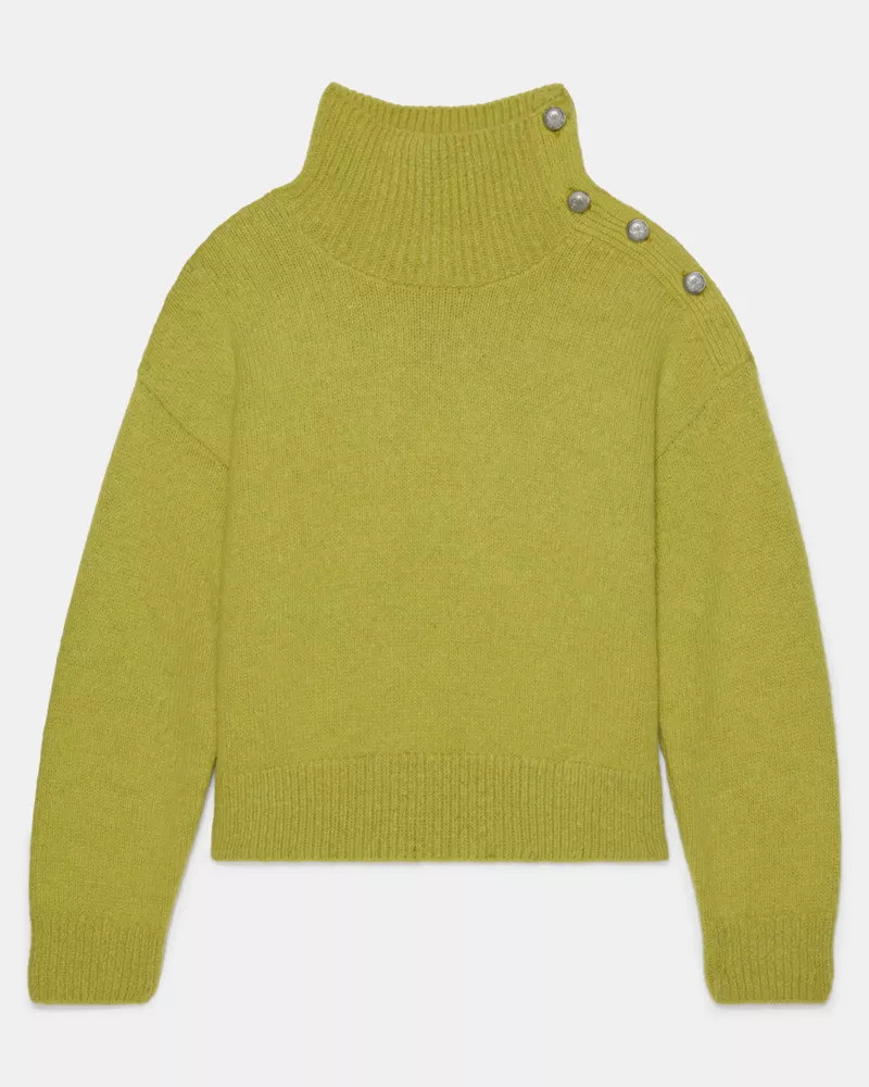 Turtleneck With Bauble Buttons 1