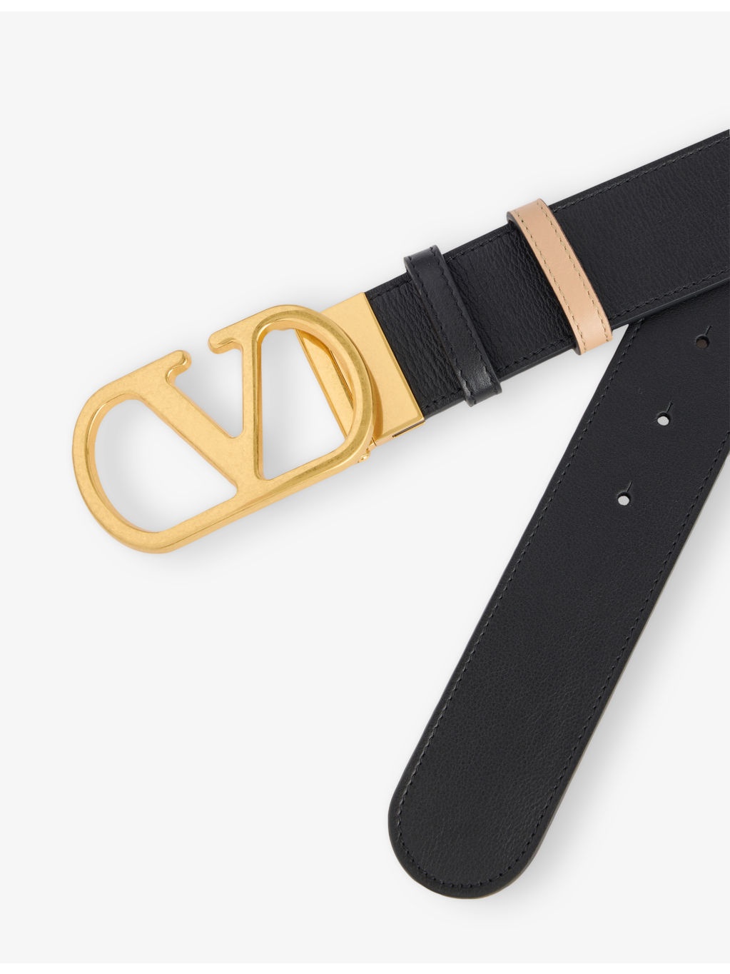 VLogo Signature Reversible Leather Belt - 3