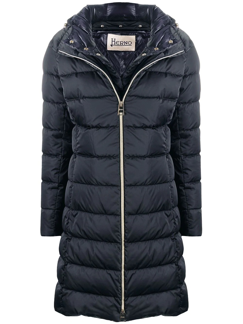 double-layer padded coat - 1