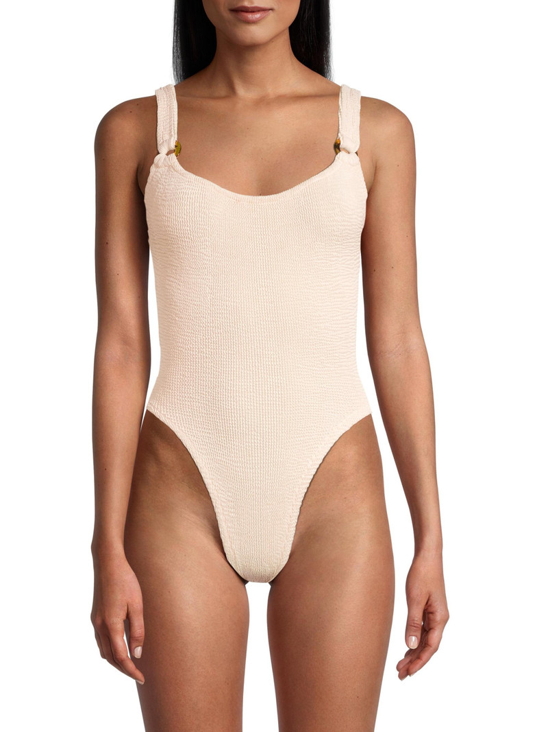 Women's Domino One-Piece Swimsuit - Blush 3