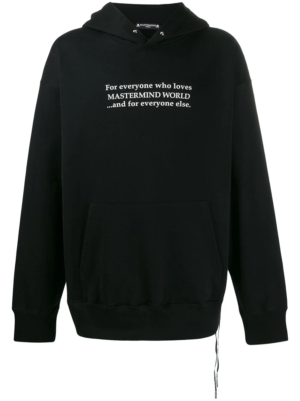 graphic print relaxed-fit hoodie - 1