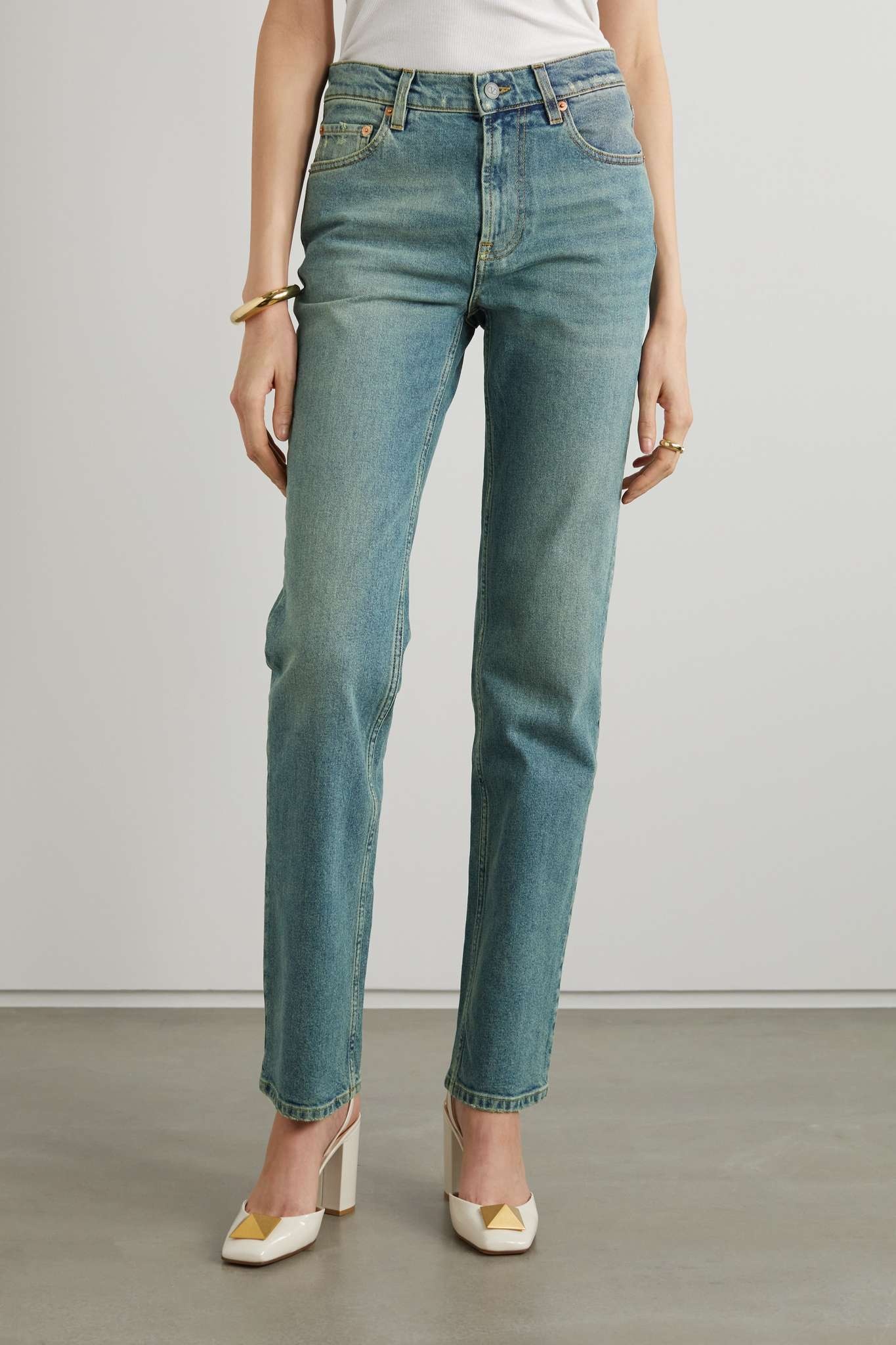 High-rise straight-leg jeans - 3