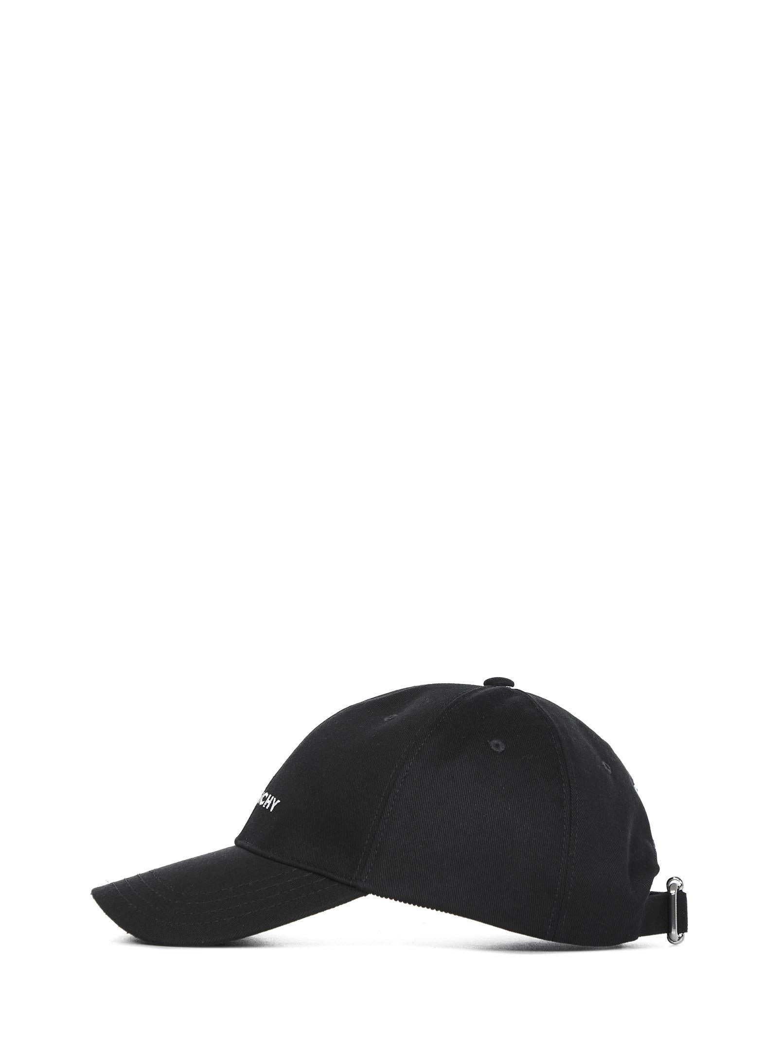 Black cotton serge baseball cap with white 4G logo embroidered at back. - 3